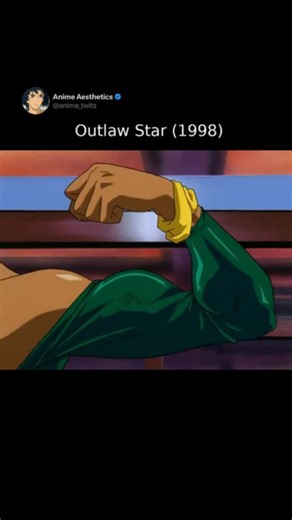 Anime Aesthetics on Instagram: "Have you seen this anime? Anime: Outlaw Star (1998) Genre: Sci-Fi Adventure Anime Outlaw Star is a space adventure anime following Gene Starwind and his crew aboard the spaceship Outlaw Star. As bounty hunters traveling the galaxy, they face pirates, mercenaries, and the mysterious Galactic Leyline. This anime combines thrilling battles, futuristic tech, and a quirky cast with humor and heart. With epic space fights and unforgettable characters, Outlaw Star remain