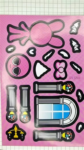 Sprunki Magic Sticker Pack ✨ Cute Doll & Mystery Pieces #stickers #asmrvideos #diysticker