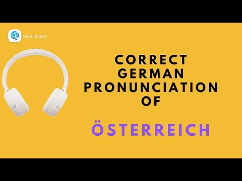 How to pronounce 'Österreich' (Austria) in German? | German Pronunciation