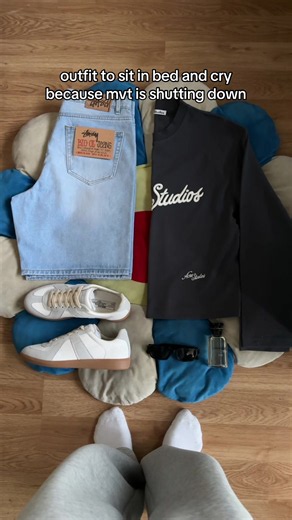 MVT Shutting Down Outfit Ideas: Acne Long Sleeve, Stussy Jorts, Gats