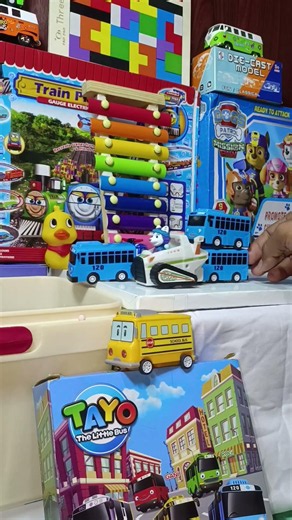 Wowwww | Tayo little bus,cars,truck,police car #1192 #robocarpoli #tayo #toys #pawpatrol #cars funny