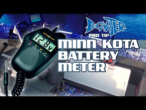 Using the Minn Kota Battery Meter to monitor your Batteries' Charge - Ross Robertson