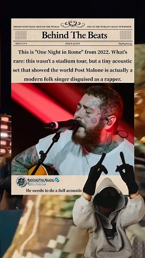 Post Malone's Best Performance? #PostMalone #LiveMusic #Acoustic #postmalone #rap #hiphop