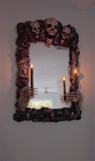 DIY Haunted Mirror for Spooky Halloween Decor