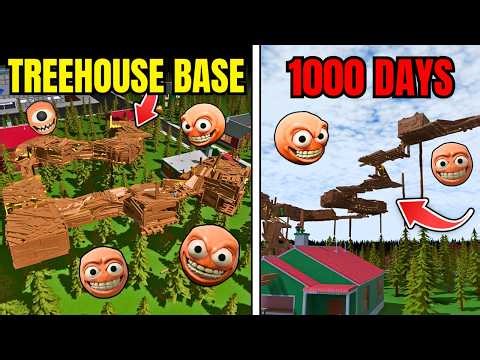 Building a MEGA TREEHOUSE Base in Roblox GEF!