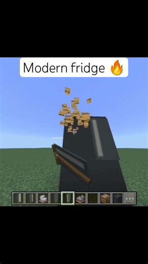 Built A Modern Fridge In Minecraft 🧊