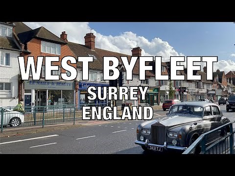 West Byfleet Surrey UK England 🇬🇧 4K HDR