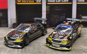小车 第38期 KOSO CM Mitsubishi Lancer Evolution VII Voltex 1:64 三菱 Zuver Evo 7 Evo 9