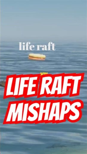 LIFE RAFT MISHAPS #gaming #funny#strandeddeep#liferaft