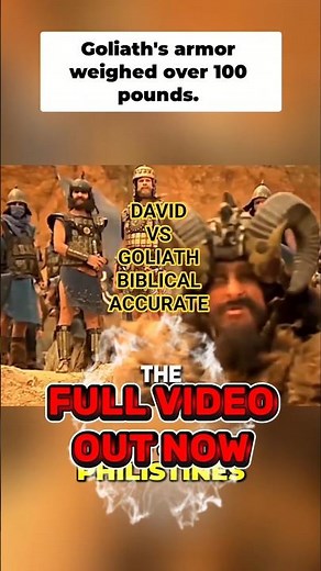 David vs. Goliath: The Giant’s Stats Revealed! ⚔️ #jesus #prayer #BibleStories #Faith #Christianity