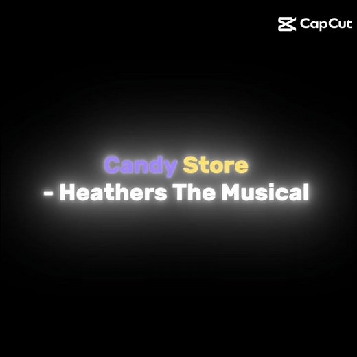 Candy Store - Heathers [LYRICS] ❤️#HeathersTheMusical