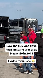 Pastor Joe Nelms is a living legend of Nashville Superspeedway 😂 #NASCAR #prayer #Nashville | RFK Racing