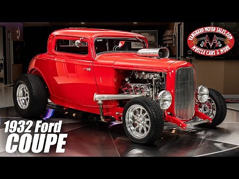 1932 Ford 3 Window Coupe Street Rod For Sale Vanguard Motor Sales #0057