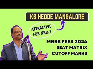 KS Hegde Medical College Fees 2024 | Hostel Fees | Admission