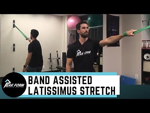 Band Assisted Lat Stretch | San Diego Chiropractor Sports Injury