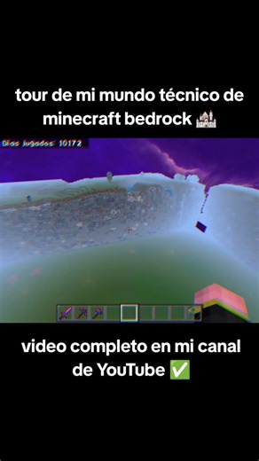 Tour de mi mundo técnico en Minecraft Bedrock 1.21