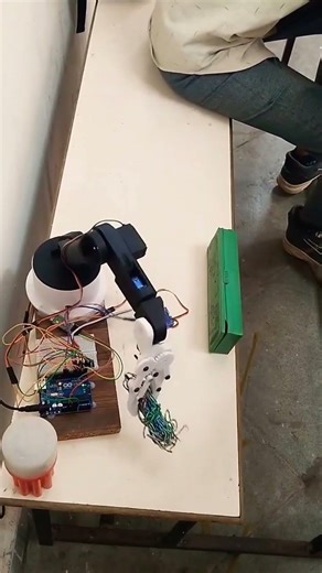 Wireless Robotic Arm Control System using Arduino and Bluetooth