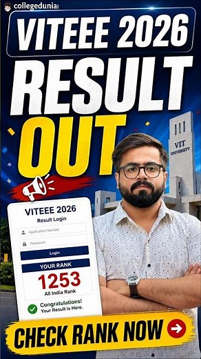 VITEEE 2026 Results Out? Download Process, Marks Vs Rank, Scholarships & More