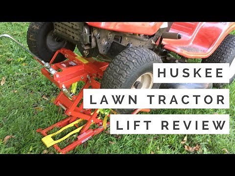 Huskee Lawn Tractor Lift Review And Real Life Demonstration