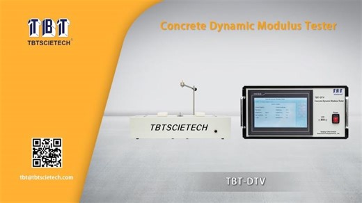 TBT-DTV Concrete Dynamic Modulus Tester | TBTSCIETECH