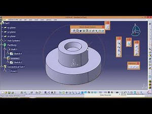 How to use groove command in CATIA V5 | CAD tutorials