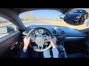 Porsche 718 Cayman: POV Drive, Walkaround and ASMR