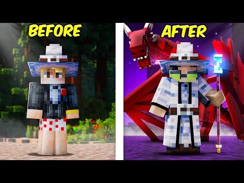Minecraft But We Have Magic Powers!