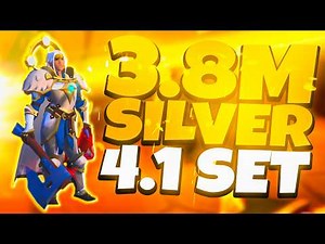 3.8M Silver in 30 Minutes Soloing Black Zone with a 4.1 Battleaxe Set: Albion Online Beginners Guide