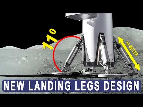 SpaceX Found a New Starship Leg Design for Moon Landing...Even NASA Didn’t Expect This
