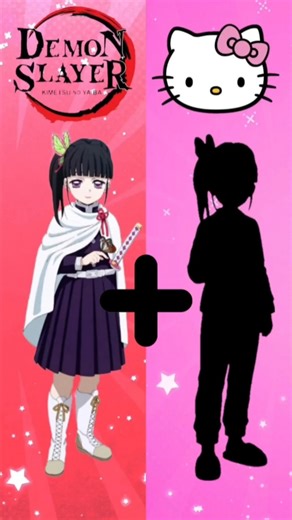 Demon Slayer Girls in Hello Kitty Pajamas Part 2 | Cute Transformation ✨ #demonslayer #anime