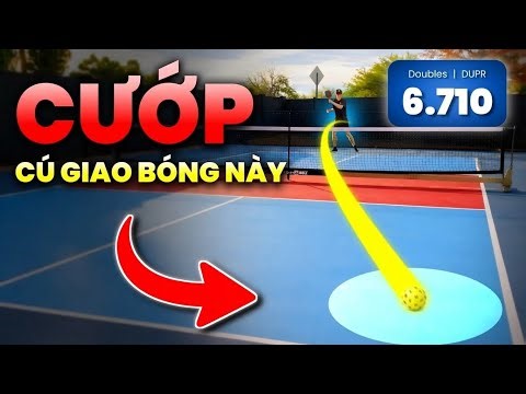Cách CJ Klinger thực hiện một trong những cú giao bóng TỐT NHẤT trong Pickleball