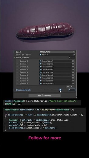 How to change Mesh material through code in Unity | c# | 3D game development #3d #unity3d
