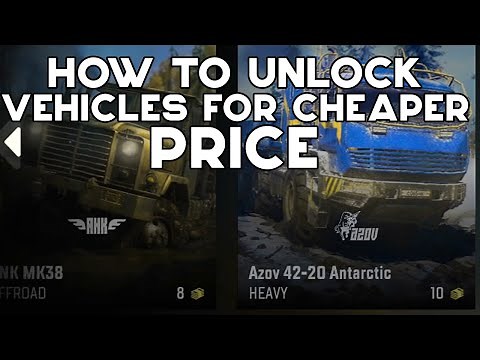 obsolete - SNOW RUNNER - How to unlock all the vehicles and customisation for cheaper price