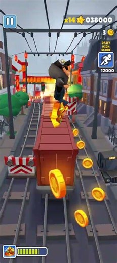 JACK AND A COIN IN SUBWAY SURFERS GAME#gameplay #subwaysurfers #shorts