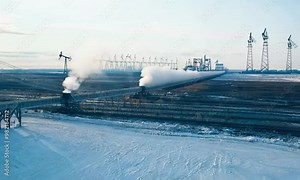 Russian Oil and Gas Pipeline. Key Infrastructure of the Gas Industry