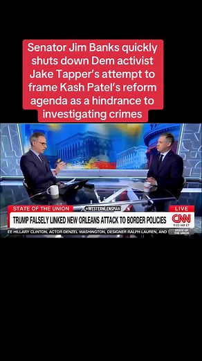 Senator Jim Banks Defends Kash Patel's Reform Agenda