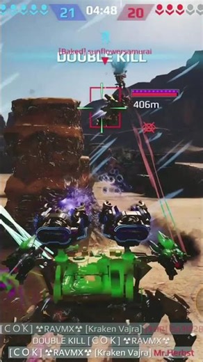 Erased 💀 I rushed the Kraken Indra and turned it to dust in a matter of seconds #warrobots #indra ⚔️