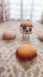 Transform Your Space with Hand Tufted Caesar Blue and Beige Charcol Wool Rug!