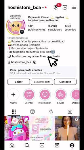 TUTORIAL DE NUESTRA NUEVA PÁGINA WEB💖🛍️ #nuevaimagen #papeleriakawaii #papeleriabonita #KawaiiLovers #tutorial
