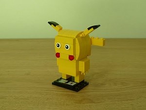 LEGO PIKACHU BRICKHEADZ MOC HOW TO BUILD Instructions POKEMON