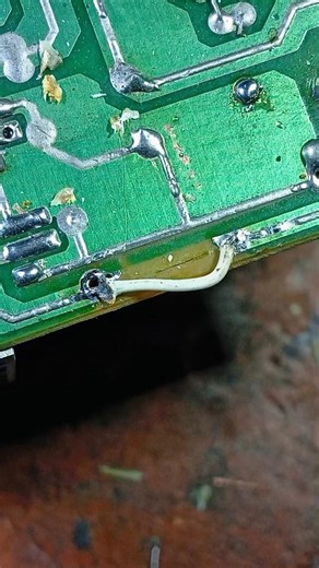 conecting pcb line trik #repair #linepcb #electronic