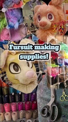 Fursuit making supplies! How to make a furry head!