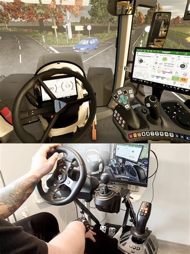 Fendt 942 Vario Twin Wheel vs. tight road Steering Wheel Thrustmaster Farmstick #dkgc #fs25 #fendt