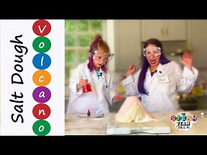 The STEAM Team with Lilly & Me: Salt Dough Volcano