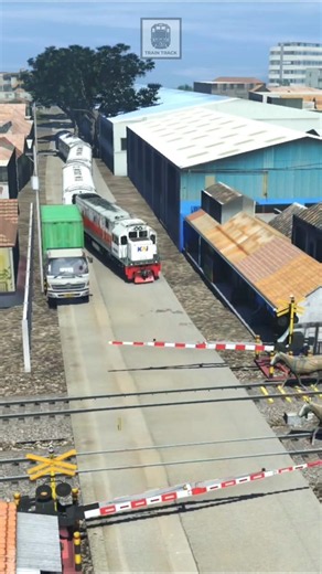 Kereta Api Marah Akibat Kuda Lewat Rel #train #railroad #railtrack #railway