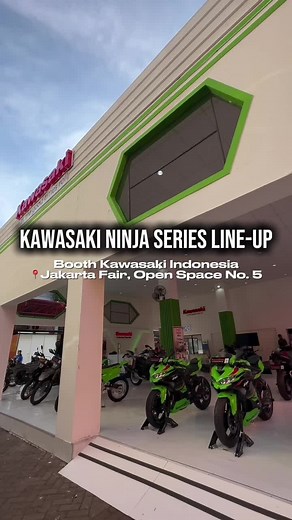 Kawasaki Ninja Series Line-Up at Jakarta Fair 2024