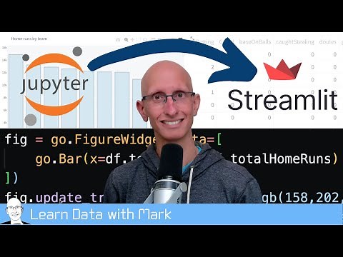Converting a Jupyter Notebook to Streamlit