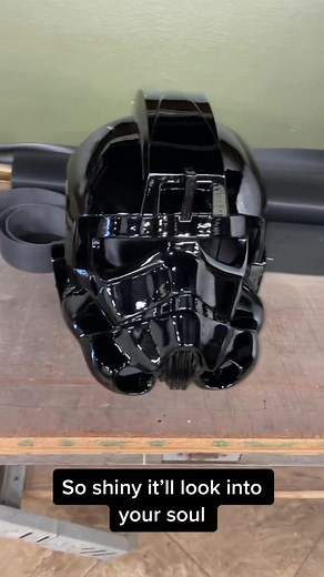 How shiny do you like your armor? #starwars #costuming #tiepilot #fyp #prop #cosplay