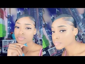 SIDE PART SLICK BACK BUN WITH A SWOOP TUTORIAL