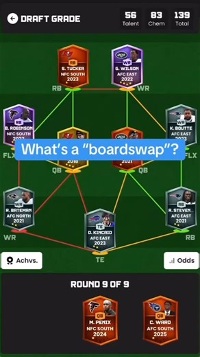Griddy Football Puzzles on Instagram: "Boardswap tutorial 👨‍🏫 #griddy #griddyff"